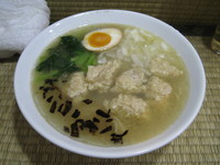 「鶏つくねそば（塩味）：890円」@東京いまむらの写真