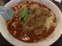 「カレー担々麺（750円）＋大盛り（100円）」@桃天花の写真