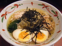 「特製うめしおとりそば」@らーめん天神下 大喜の写真