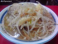 「小ラーメン　豚入り 600円」@ラーメン二郎 目黒店の写真