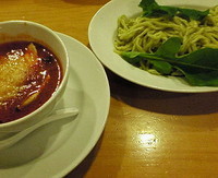 「トマトチーズつけ麺　６８０円」@トマトの花 吉祥寺店の写真