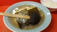 「ネギらーめん650円＋半ライス150円」@ラーメンショップ 川崎水沢店の写真