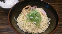 「あぶらそば(大)690円+御飯100円」@油そば専門店 ぶらぶら 赤坂店の写真