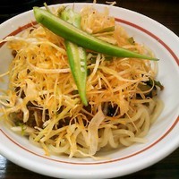 「【冷】　涼麻婆茄子醤」@麺屋蕪村 肉の写真