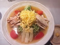 「【季節の中華蕎麦】翡翠麺の冷やし中華 ￥800」@中華蕎麦 瑞山（ZUIZAN）の写真