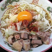 「まぜそば+カレー¥700(券売機)+¥50(現金手渡)」@らぁめん 元気の源の写真