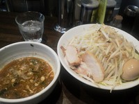 「特 伊勢海老野菜 中盛り　つけ麺（８５０円＋１００円）」@らーめんの円熟屋 大里店の写真