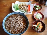 「天かけそば・大盛り　950+250円」@野のはな庵の写真