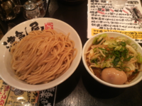 「野菜辛つけ麺・大＋味玉」@つけ麺 津気屋 川口店の写真