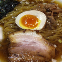 「醤油ラーメン+大盛り+チャーシュー丼中」@信濃神麺 烈士洵名の写真