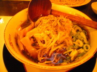 「黒豚ラーメン　たぶん650円」@香名屋 花園店の写真
