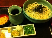 「ざるぶっかけ (550円)」@うどん本陣 山田家 本店の写真