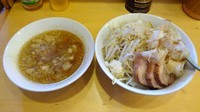 「塩つけ麺（900円）ニンニク」@ラーメン二郎 荻窪店の写真