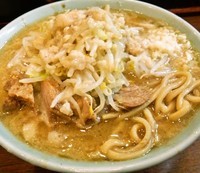 「ぶた入りラーメン(ニンニク・アブラ)800円」@ラーメン二郎 池袋東口店の写真