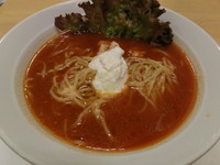 「トマトラーメン（450円）」@ポッポ 武蔵小杉店の写真