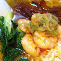 「海老塩そば+3食シュウマイ+ご飯」@しゅうまい屋の写真