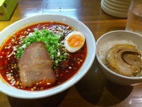 「台湾らぁめん 630円 + 白ごはん 100円」@喜元門 本店の写真