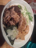 「辛味油そば大盛」@ら〜めん台風。の写真