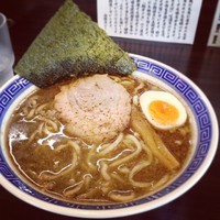 「カツオそば　680円デフォルト　麺硬め」@山勝 角ふじ 金沢店の写真