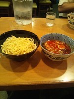 「辛つけめん　９５０円」@頑者 新横浜ラーメン博物館店の写真