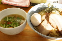 「特製淡麗塩つけ麺（中盛）」@塩つけ麺 灯花の写真