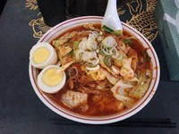 「北極やさい（辛さ２倍・シャキシャキ野菜）＋野菜大盛り＋麺大盛」@蒙古タンメン 中本 本店の写真