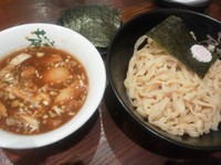 「のり玉ひらつけ麺」@せたが屋 品川店の写真