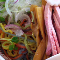 「五輪麺+大盛り」@二代目 にゃがにゃが亭の写真