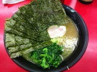 「のり増しラーメン中」@武蔵家直系 ぼうそう家の写真