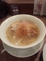 「塩拉麺＋九条ネギ盛り」@創作麺工房 鳴龍の写真