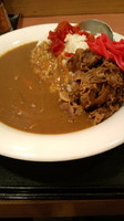 「あいもりカレー牛(並)580円」@おがわ屋の写真