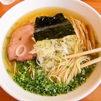 「煮干塩（大盛／細麺／チャーシュー直火）760円」@喜乃壺の写真
