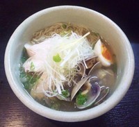 「【限定】 あさり冷やしそば：850円」@ひるがおの写真