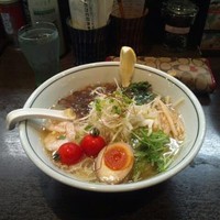 「冷やし塩ラーメン　880円」@らーめん しおの風 INさいたまの写真