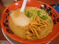 「メンマらーめん（こってり）」@天下一品 神楽坂店の写真