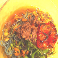 「五輪麺」@饗 くろ㐂の写真