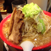 「豪快らーめん 野菜大盛り 750円」@つけめん 若葉の写真