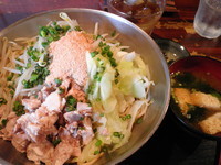 「まぜそば 980円」@食い飲み屋 BUNの写真