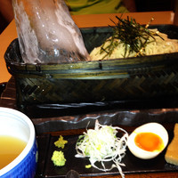 「（夏季限定）ざる琥珀¥700」@自家製麺 琥珀の写真