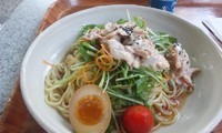 「豚肉と水菜の涼麺ゴマ風味」@China Voyagerの写真