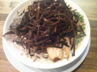 「博多ラーメン＋きくらげ」@博多ラーメン まっしぐらの写真