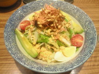 「コブサラダ風冷やし麺(ミニ)(680円)」@ラーメン燈郎の写真