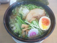 「さっぱり煮干しそば　雑魚飯セット　1000円」@MENYA 食い味の道有楽の写真