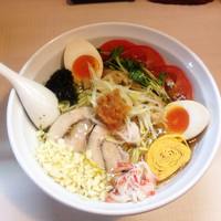 「限定冷製らぁ麺￥８００＋味玉￥１００」@桜台らぁ麺 美志満の写真