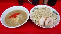「ラーメン（650円）＋つけ（50円）ニンニク辛味噌」@ラーメン二郎 湘南藤沢店の写真