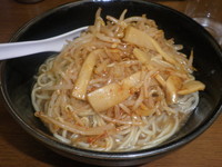 「冷しもやしラーメン（５００円）大盛サービス」@江戸一の写真