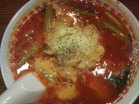 「太陽のチーズラーメン+らぁリゾ」@太陽のトマト麺 四谷2丁目店の写真