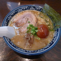 「塩濃厚そば＋味付けたまご　750＋100＝850円」@中華そば 山猫軒の写真