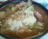 「こってりにぼしの中盛り野菜アブラ、ニンニク」@にぼ次郎の写真