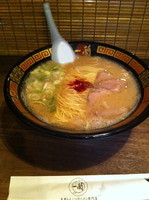 「天然とんこつラーメン」@一蘭 越谷イオンレイクタウン店の写真